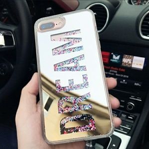 Iphone dream mirror glitter case